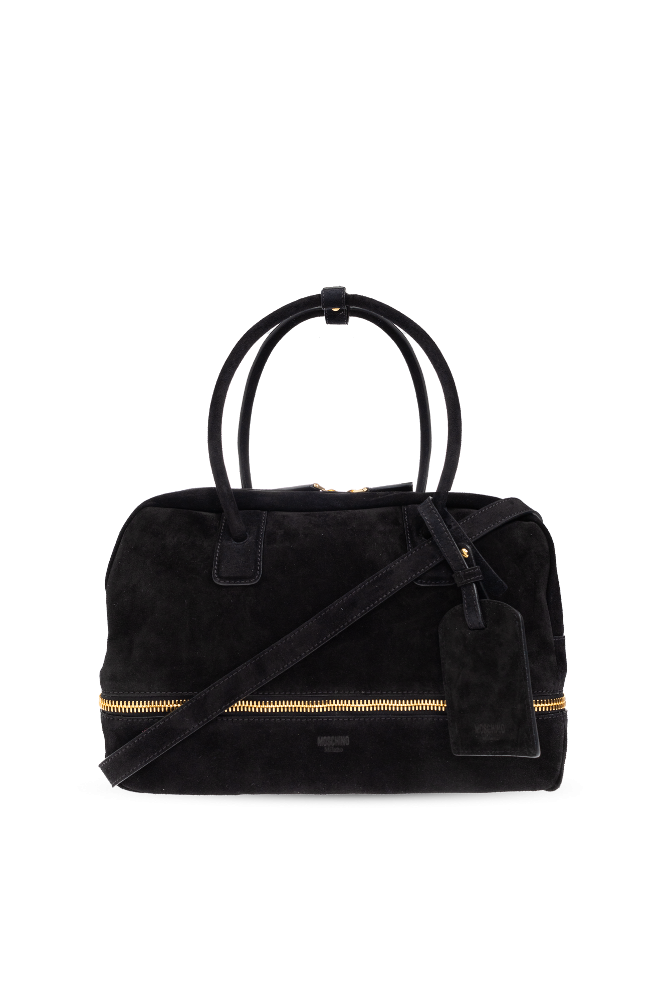 MOSCHINO SUEDE LEATHER HANDBAG モスキーノ スエード レザー Moschino Suede handbag | Women's Bags | Vitkac